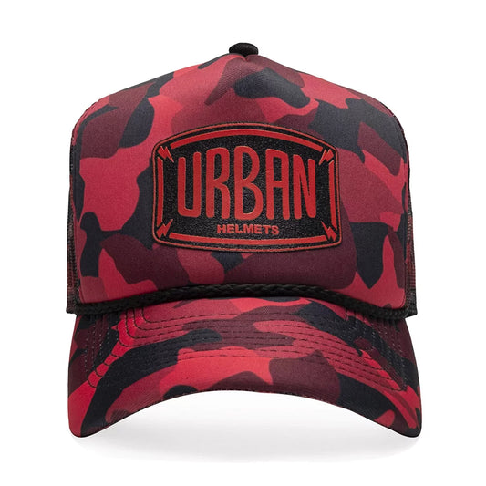 Urban Red Cammo Trucker Hat