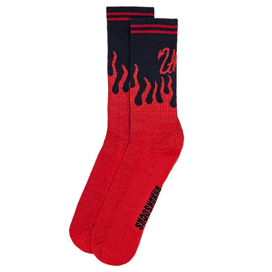 Urban Socks Flames Black