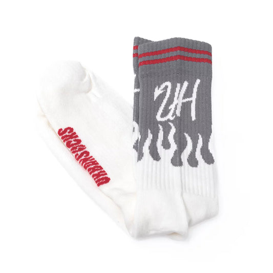 Urban Socks Flames Grey