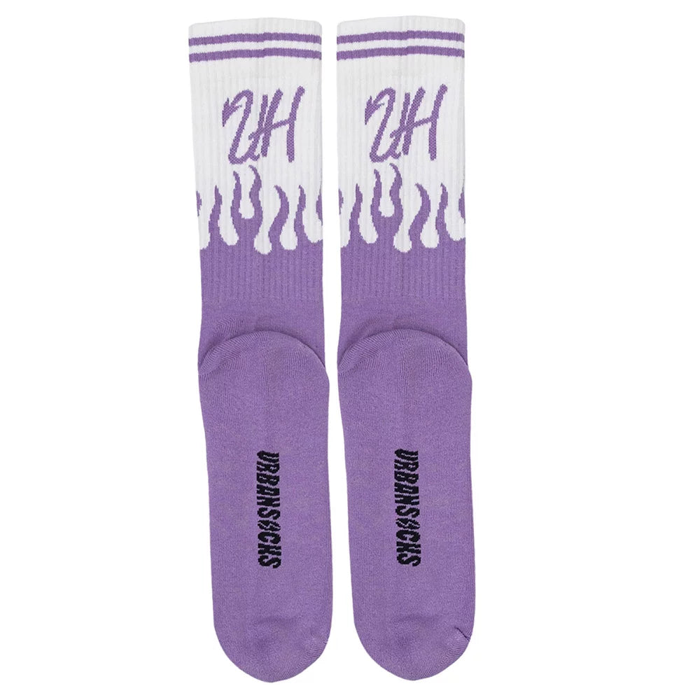 Urban Socks Violet Flames