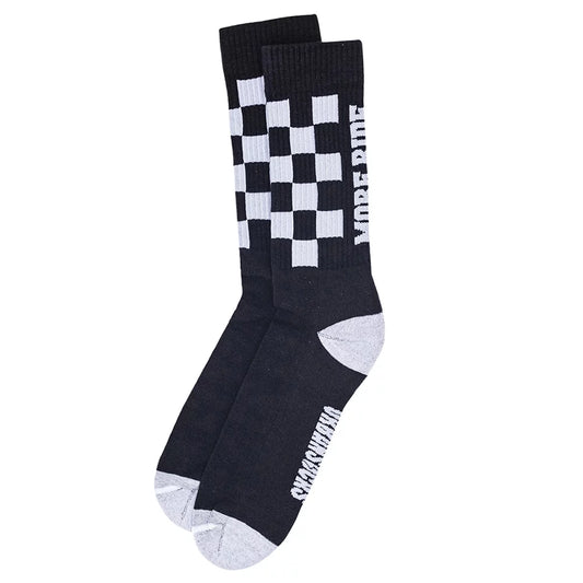 Urban Socks Less Talk Chess Black