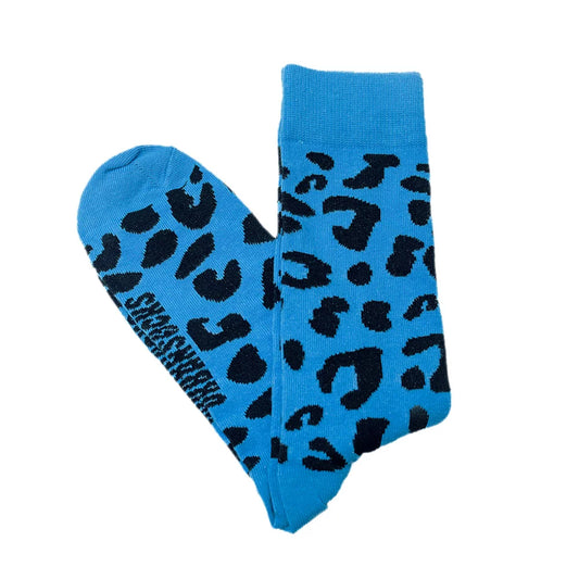Urban Socks Blue Animal Print