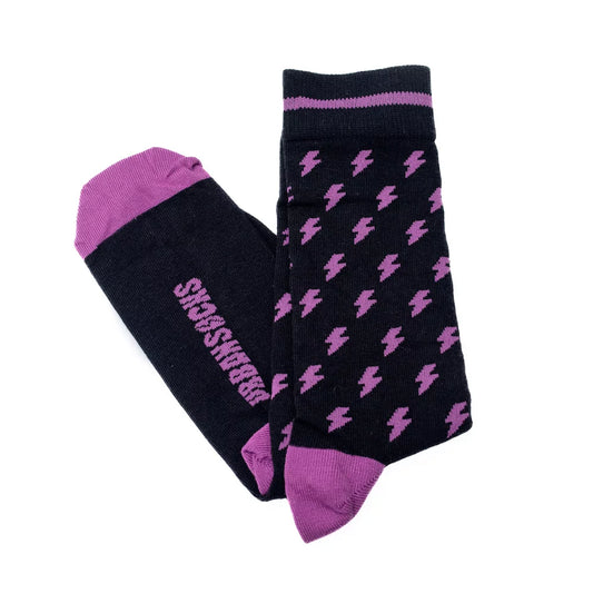 Urban Socks Purple Bolts