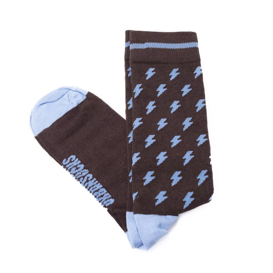 Urban Socks Blue Bolts