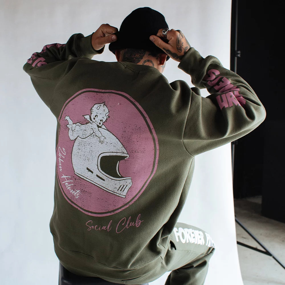 Urban Fast Lane Green Sweatshirt