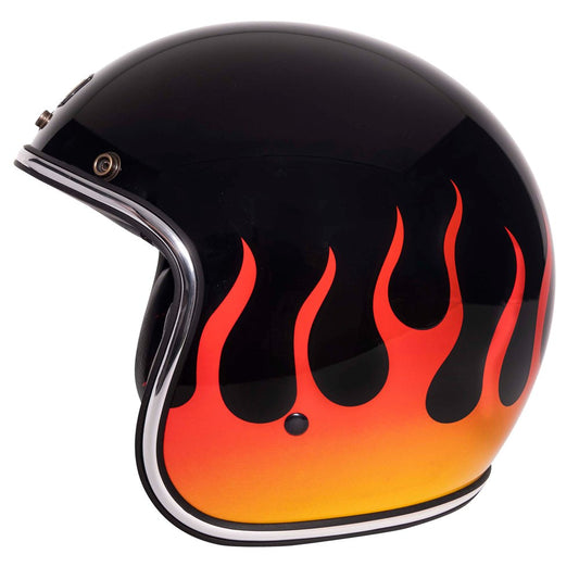 Urban Open Face Helmet Tracer Rising Fire