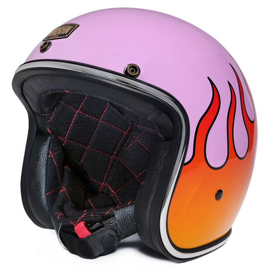 Urban Open Face Helmet Tracer Rising Fire Lilac