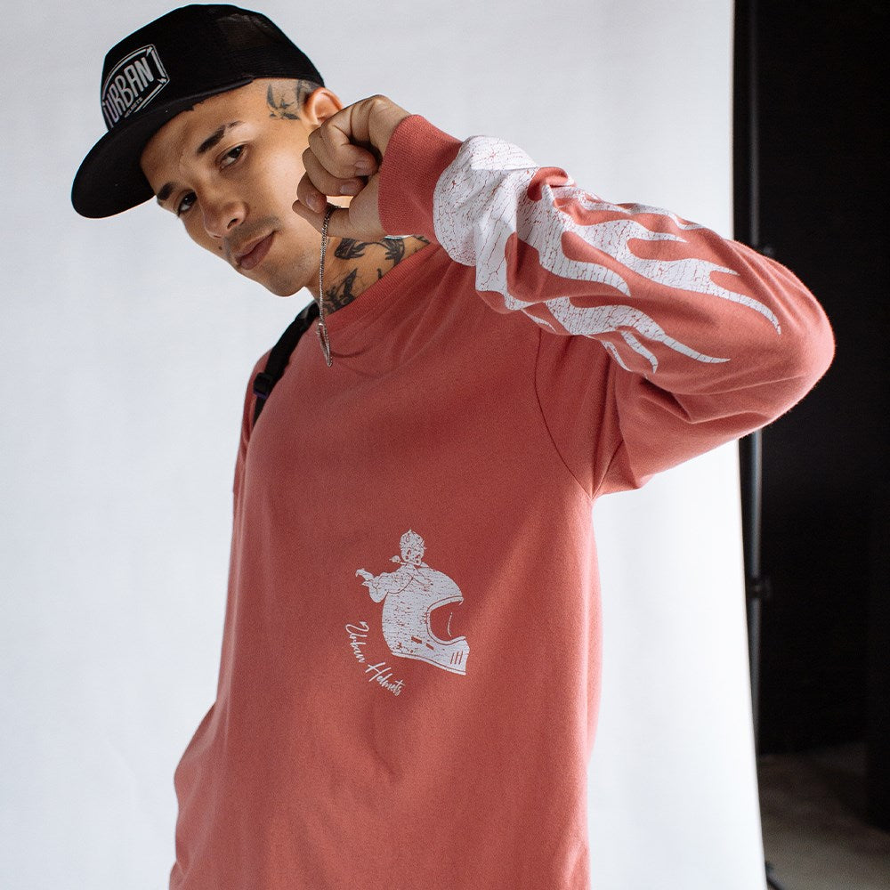 Urban "Paradise" Salmon LongSleeve T-shirt