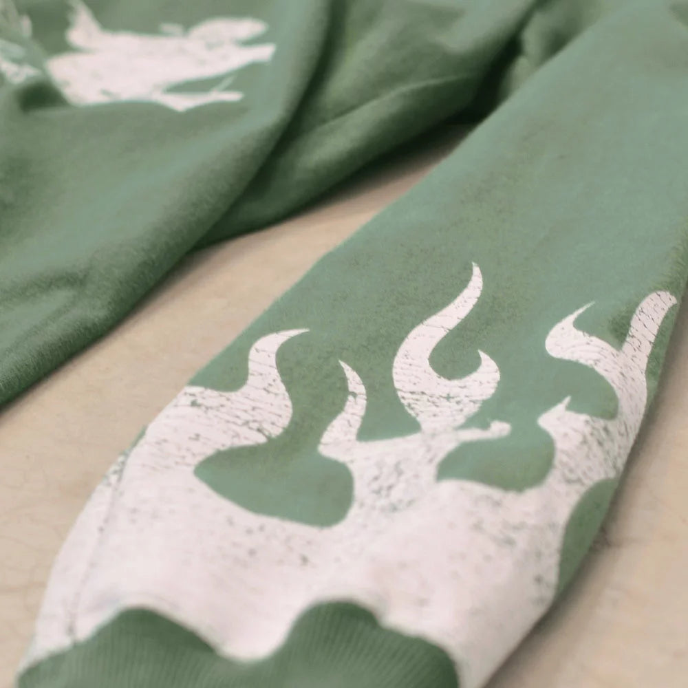 Urban "Paradise" Green LongSleeve T-shirt