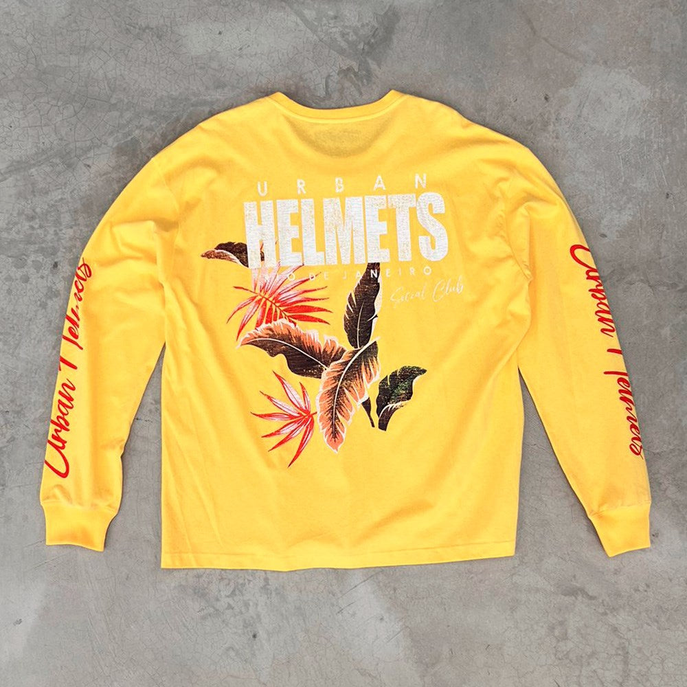 Urban "Flowers" Yellow LongSleeve T-shirt