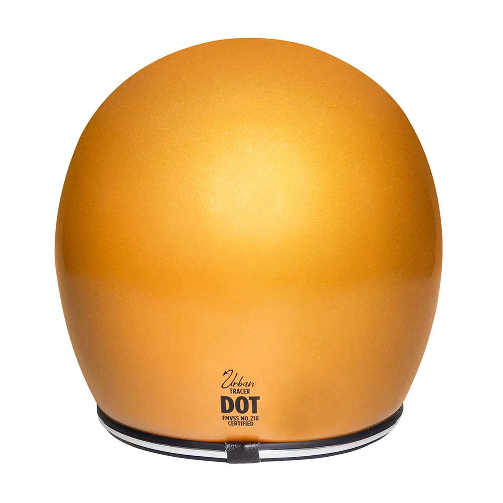 Urban Open Face Helmet Tracer Gold Flake