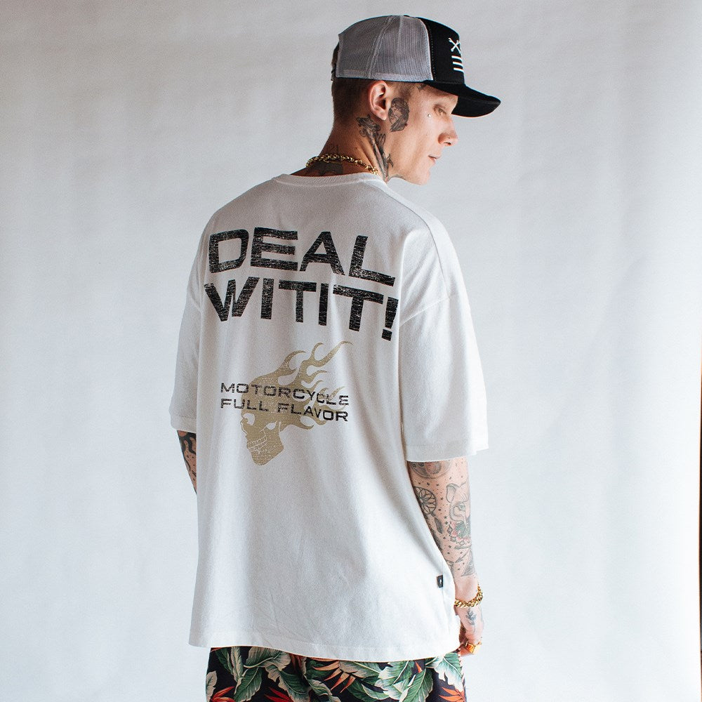 Urban "Deal Witit" White T-shirt 🏍