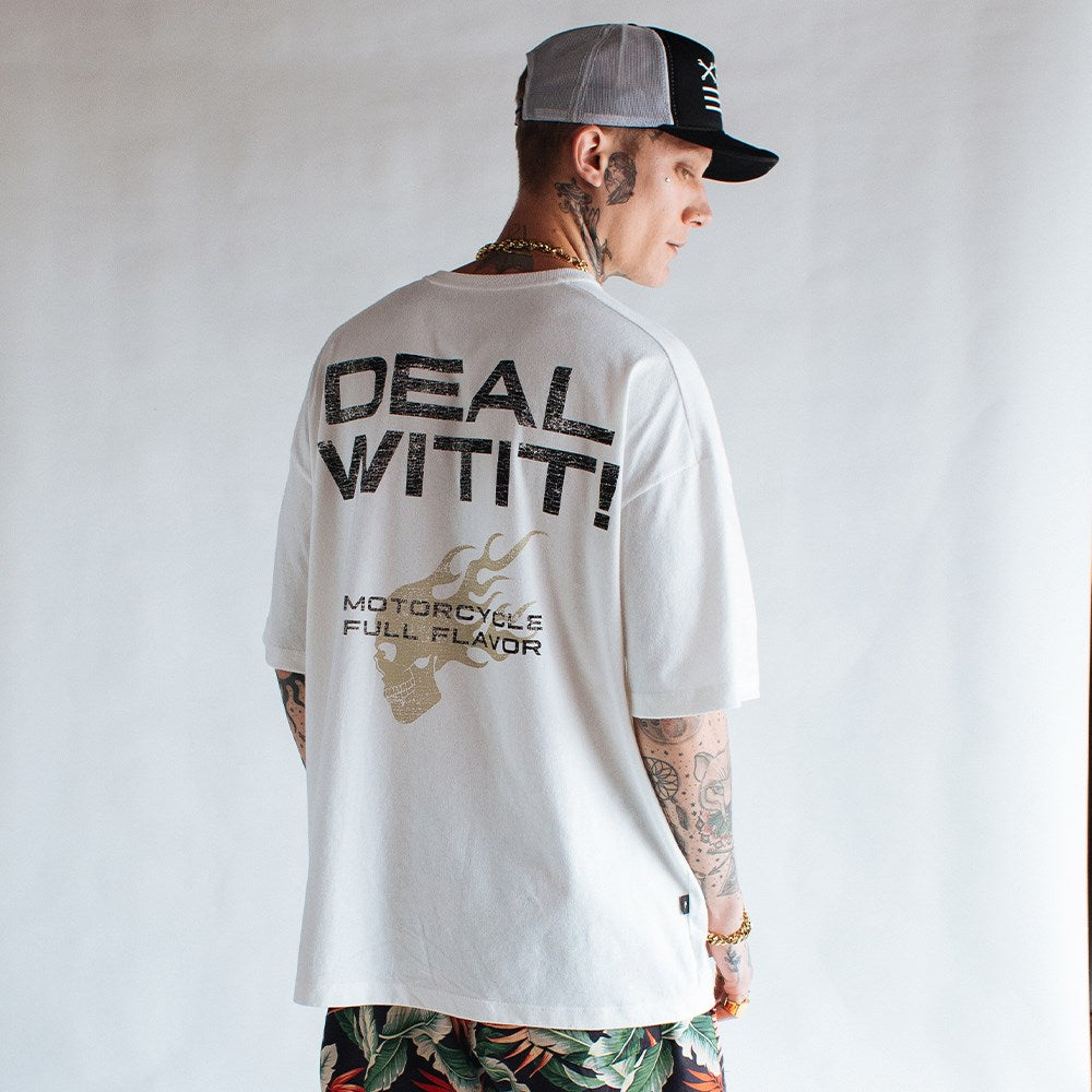 Urban "Deal Witit" White T-shirt š