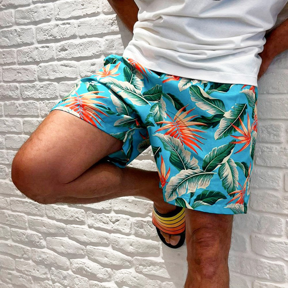 Urban Turquoise Floral Shorts