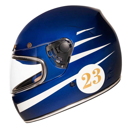 Urban Full Face Helmet Cafe Racer Shifuto Blue