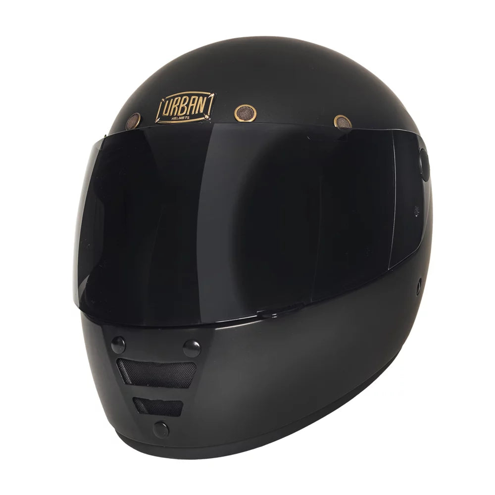 Urban Full Face Helmet Cafe Racer Graph-X Black
