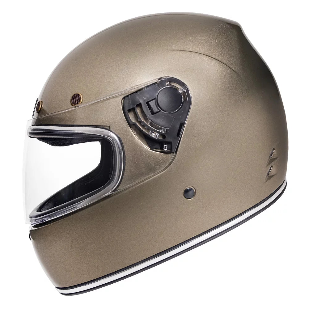 Urban Full Face Helmet Cafe Racer Flake Champagne – urban Urban Full Face Helmet Cafe Racer Flake Champagne – urban