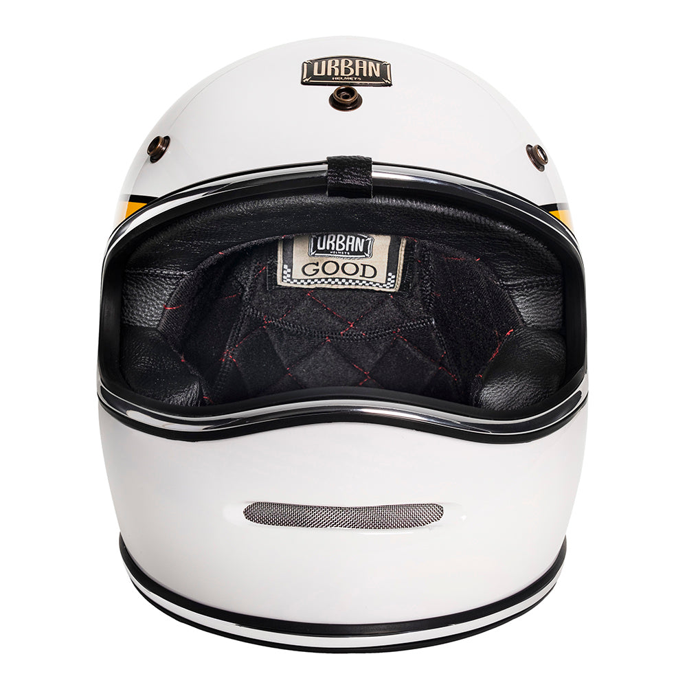 Urban Full Face Helmet BigBore BR Stripes White