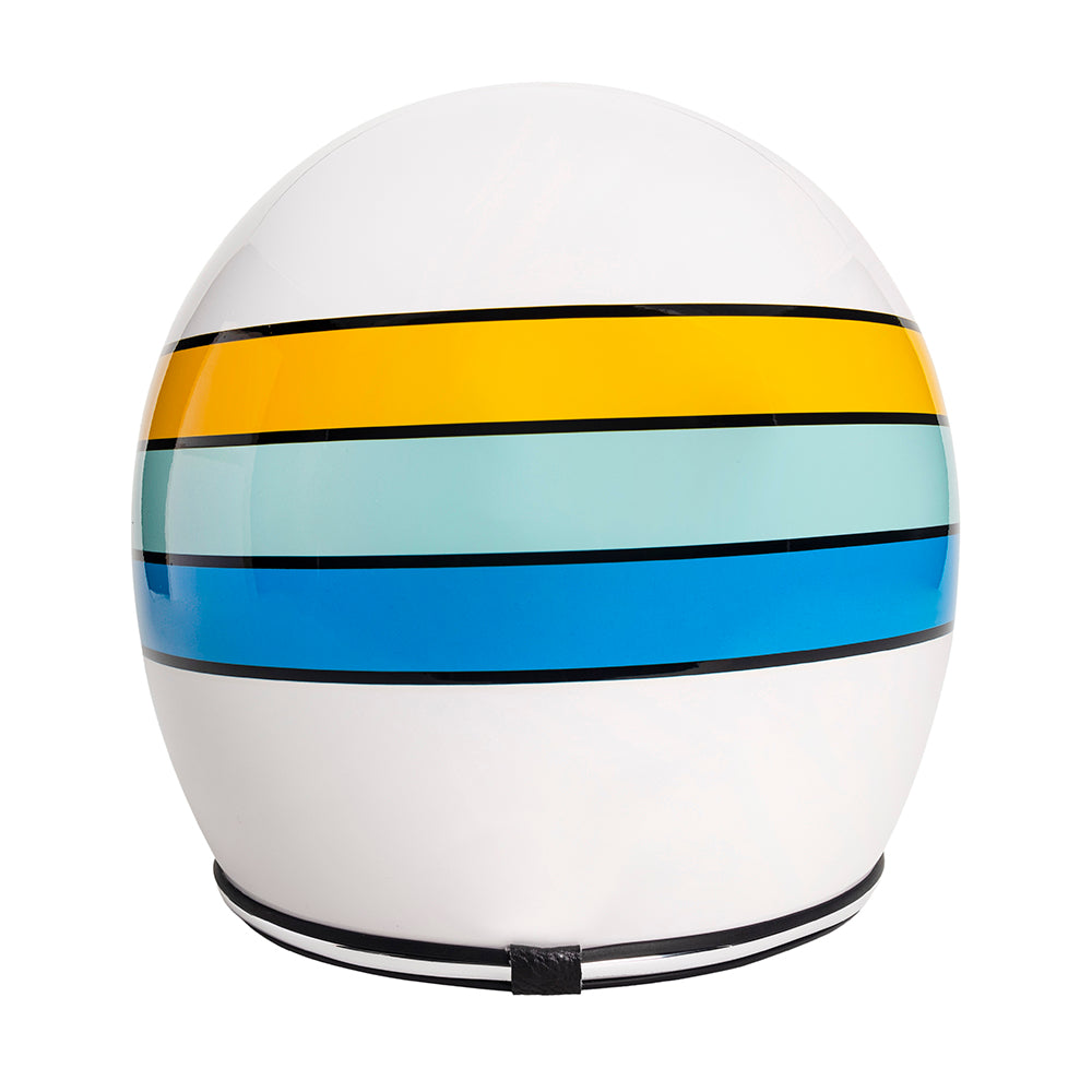 Urban Full Face Helmet BigBore BR Stripes White