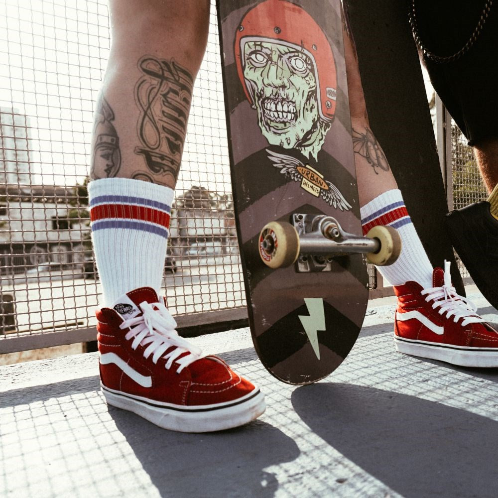 Urban Blue Stripes Socks