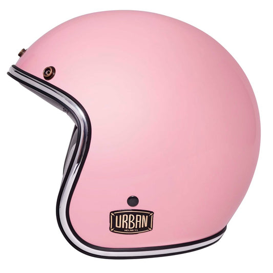 Urban Open Face Helmet Tracer Pink Retro