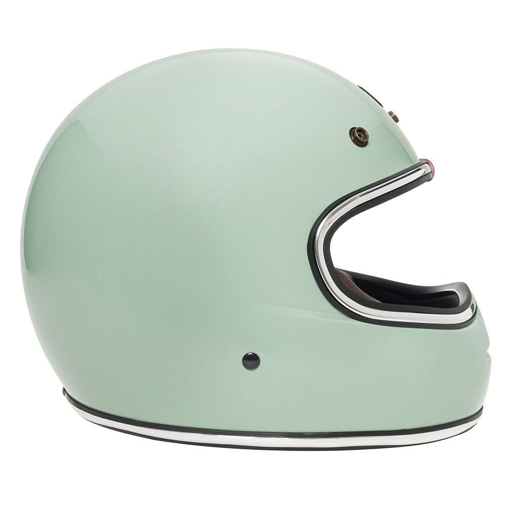 Urban Full Face Helmet BigBore Green Retro