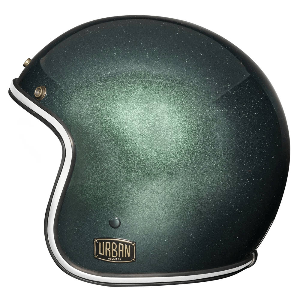 Urban Open Face Helmet Tracer Green Flake II