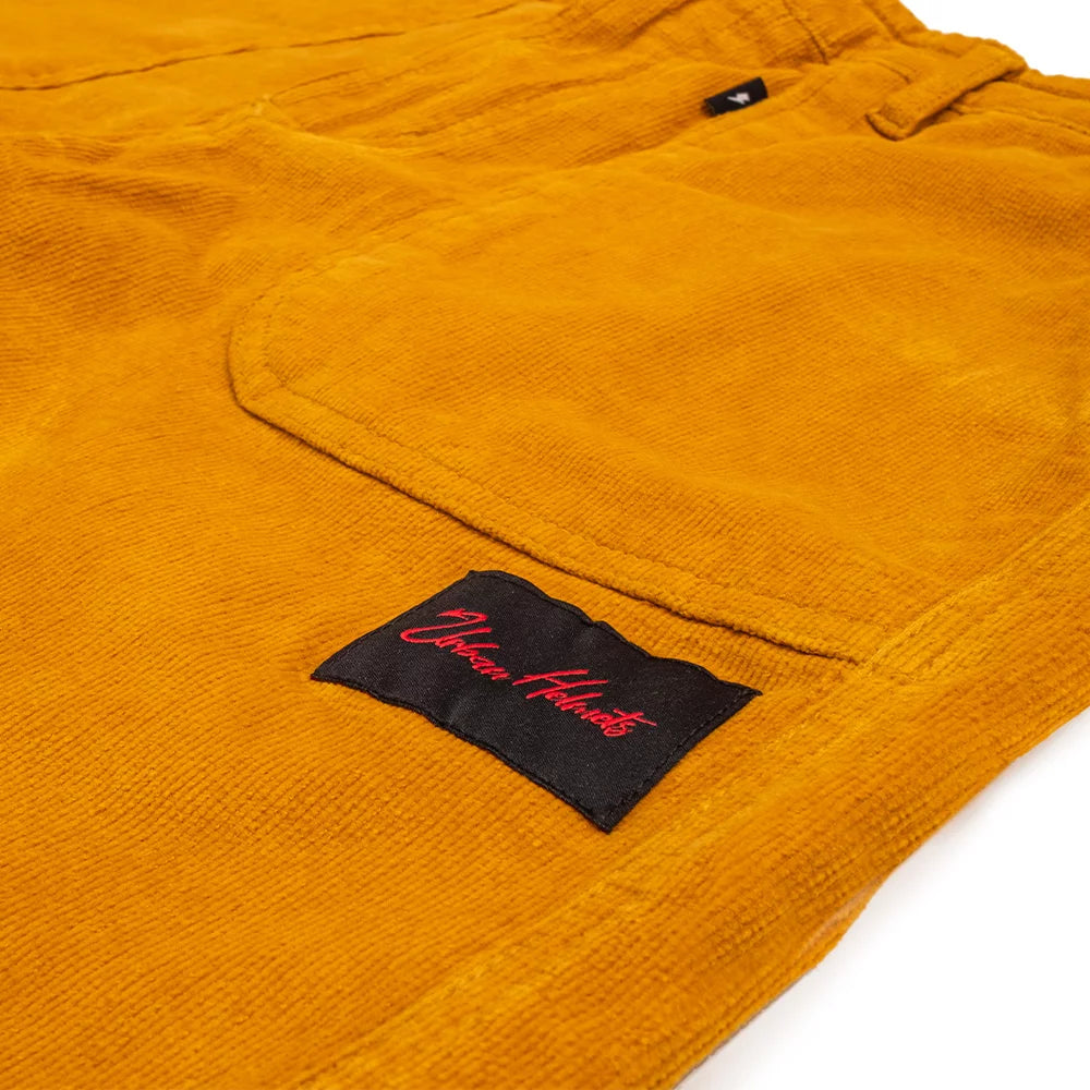 Urban Ollie Mustard Velvet Shorts