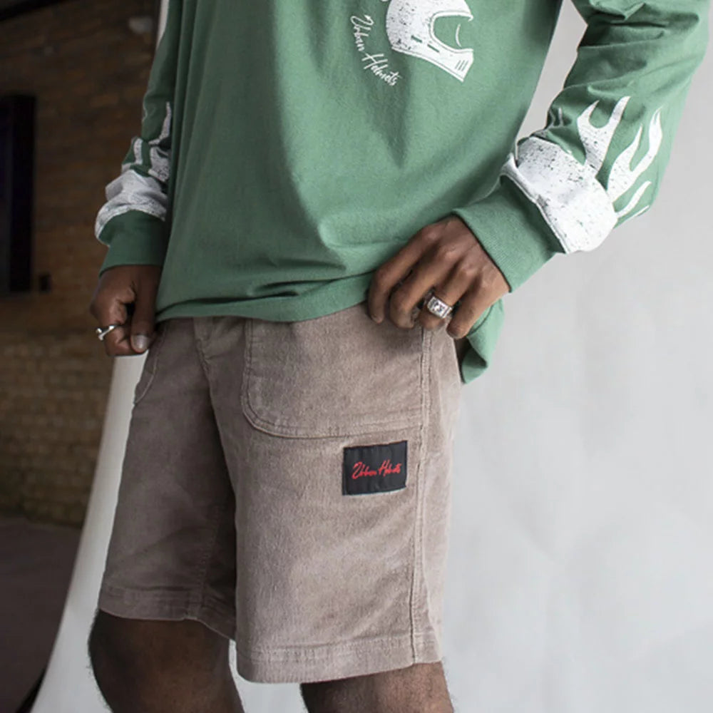 Urban Ollie Lead Velvet Shorts