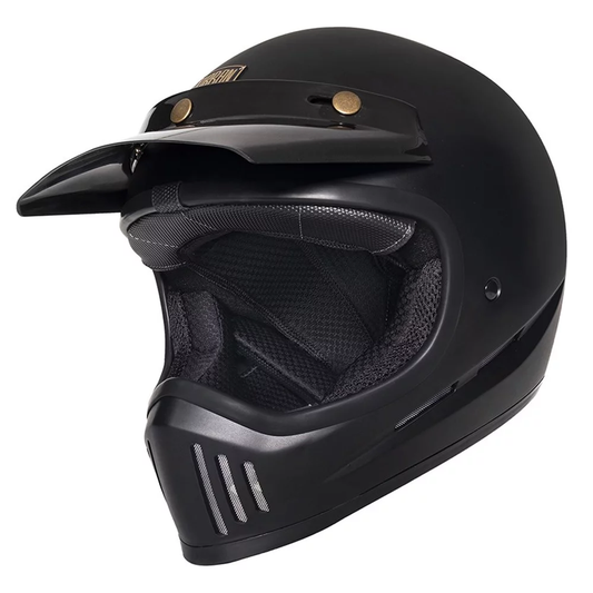 Urban Retro Off-Road Helmet Desperado Matte Black