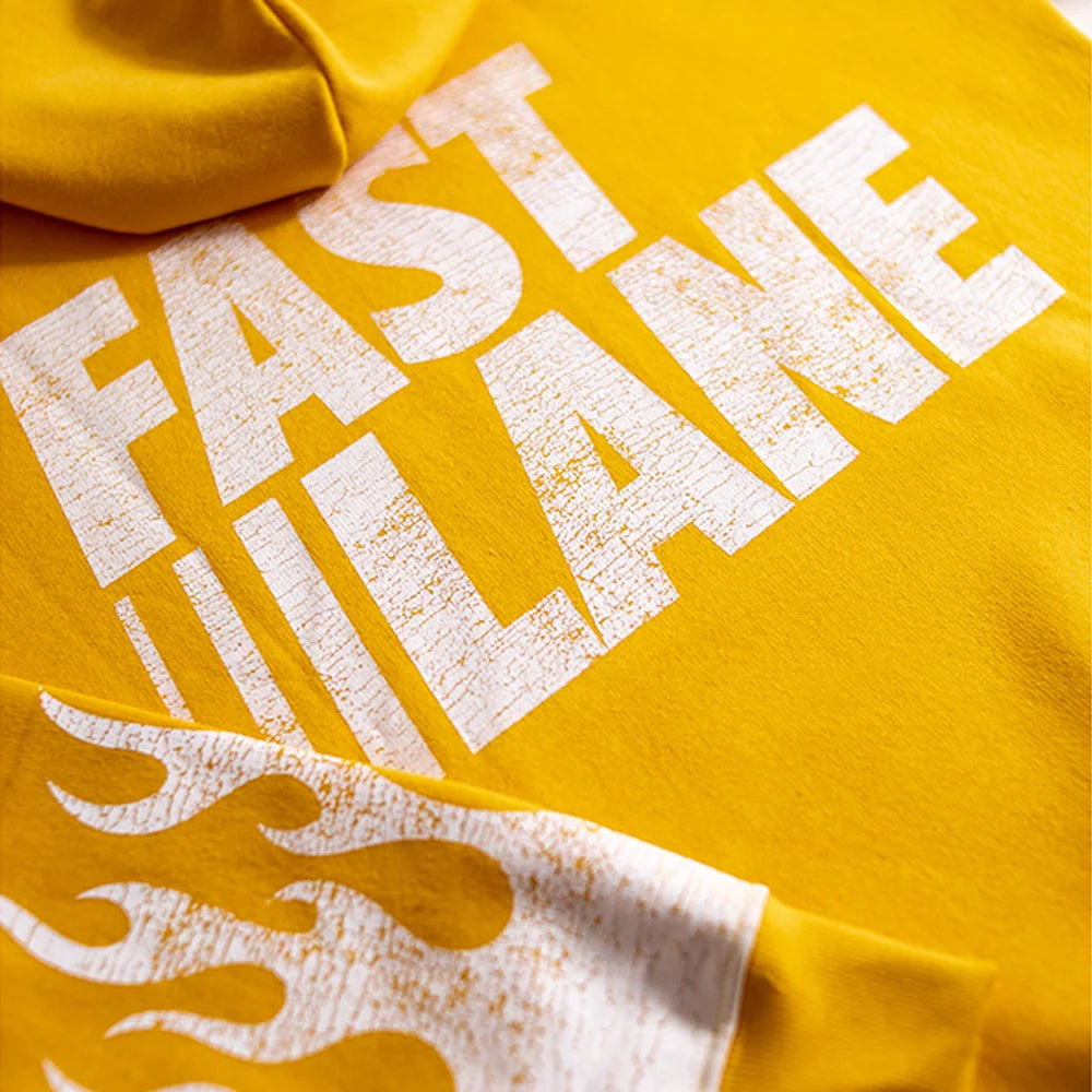 Urban Hoodie Fast Lane Yellow