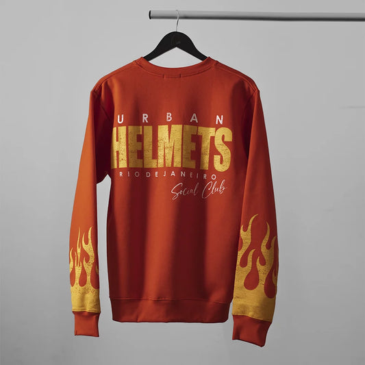 Urban Sweatshirt Orange Devil