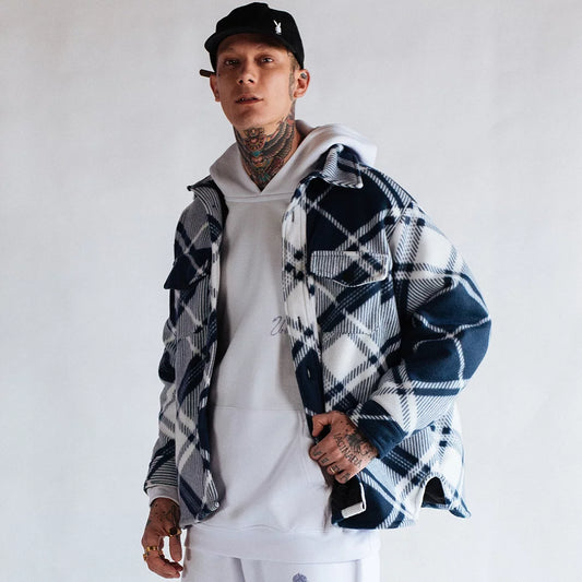 Urban Blue Premium Flannel Jacket