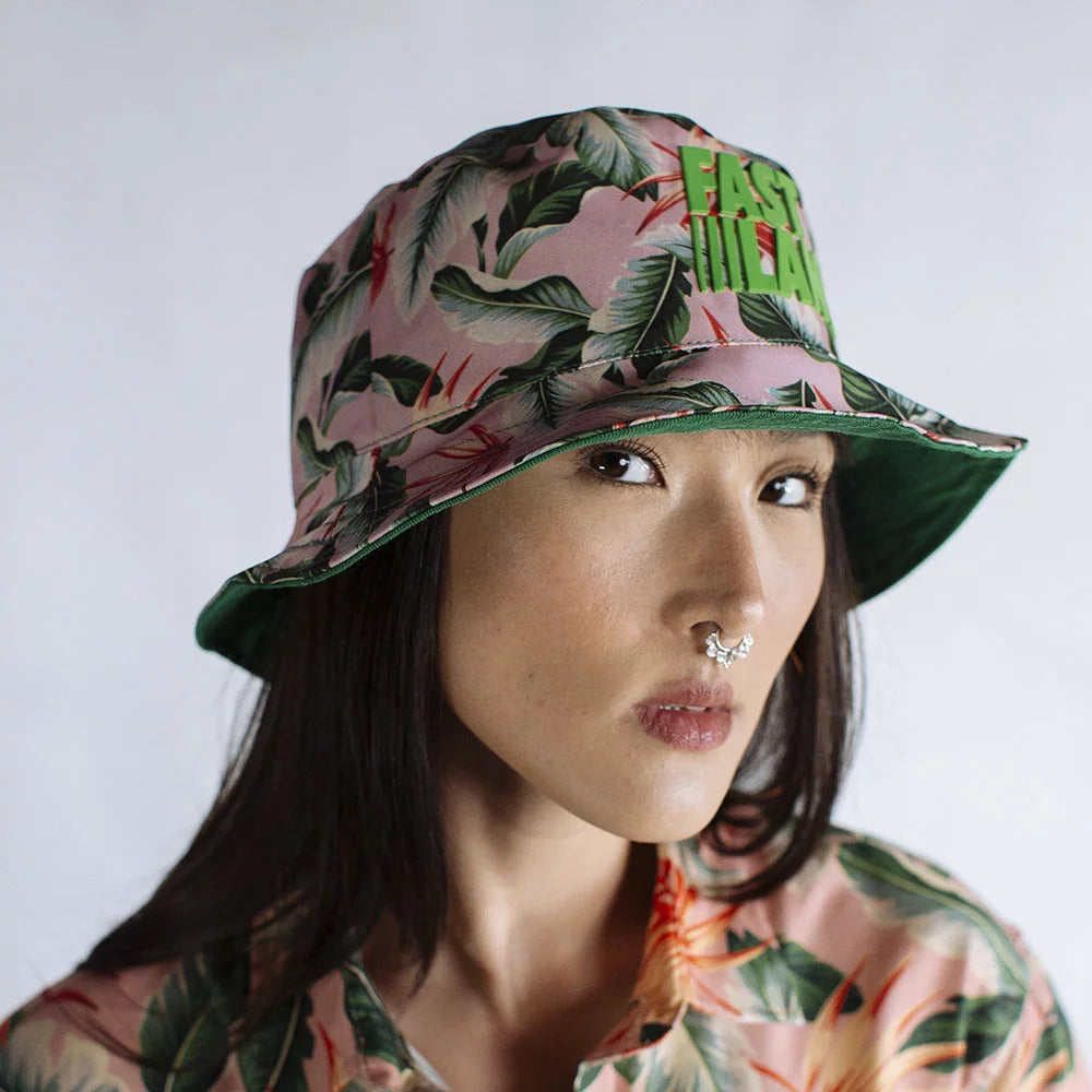 Urban Fast Lane Double Sided Green Bucket Hat