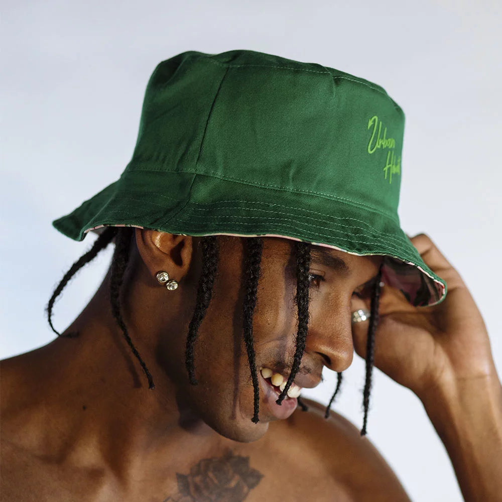 Urban Fast Lane Double Sided Green Bucket Hat