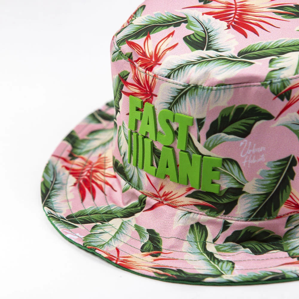 Urban Fast Lane Double Sided Green Bucket Hat