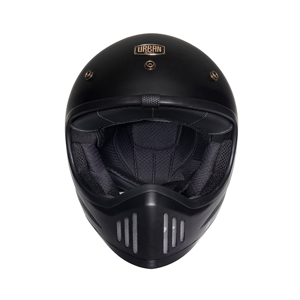 Urban Retro Off-Road Helmet Desperado Matte Black