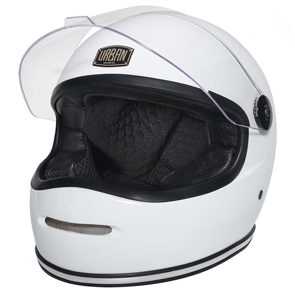 Urban Full Face Helmet BigBore S White – urban riders usa e-commerce