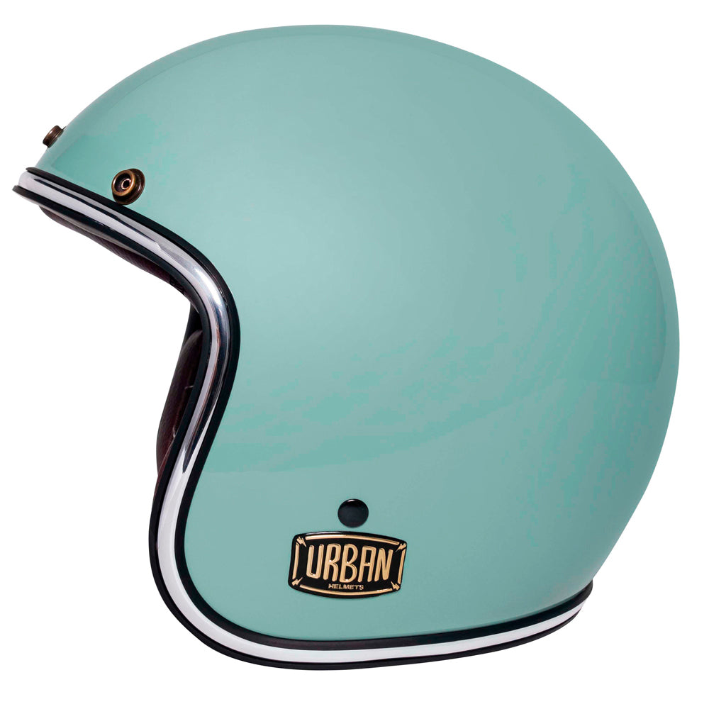 Urban Open Face Helmet Tracer Green Retro