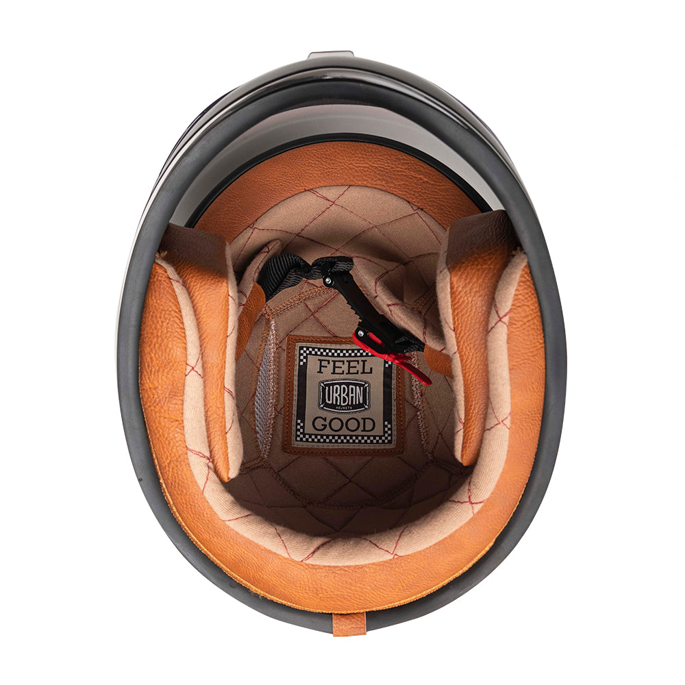 Urban Full Face Helmet BigBore S Dark Gold Flake