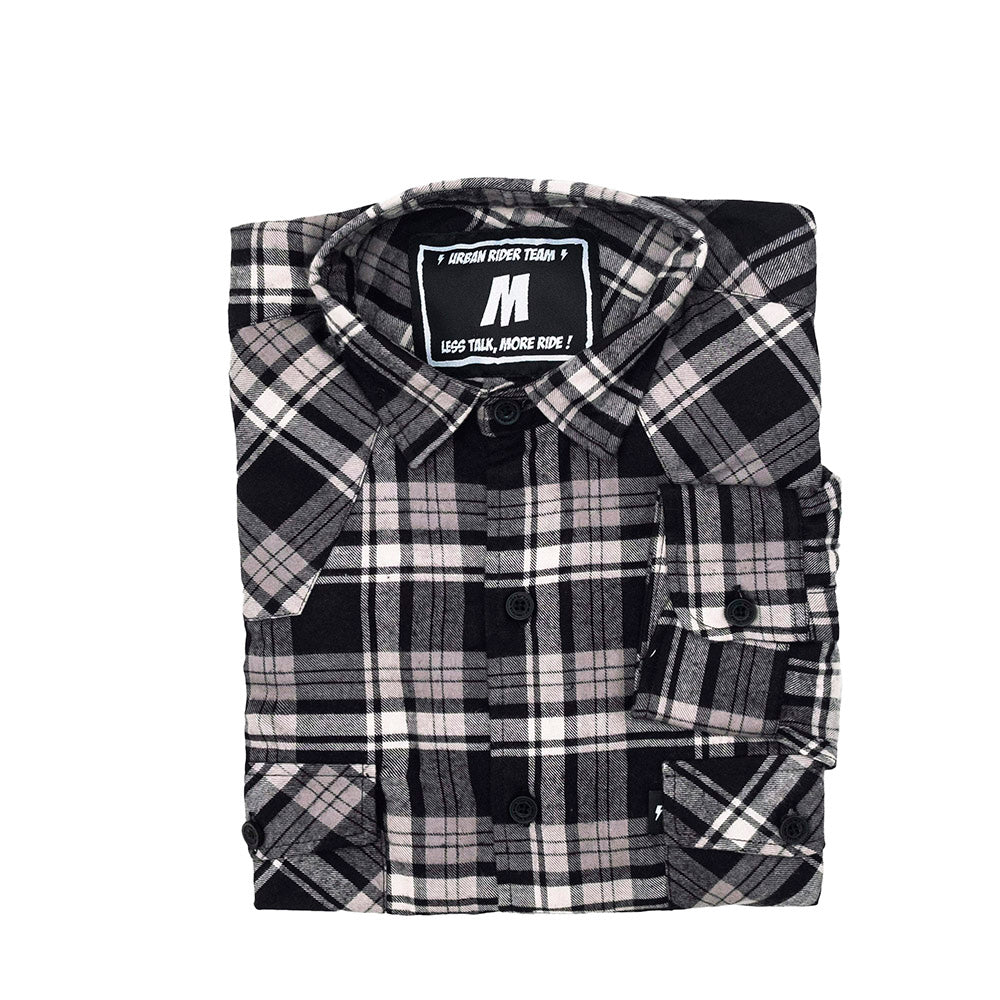 Urban Grey Soft Flannel Shirt