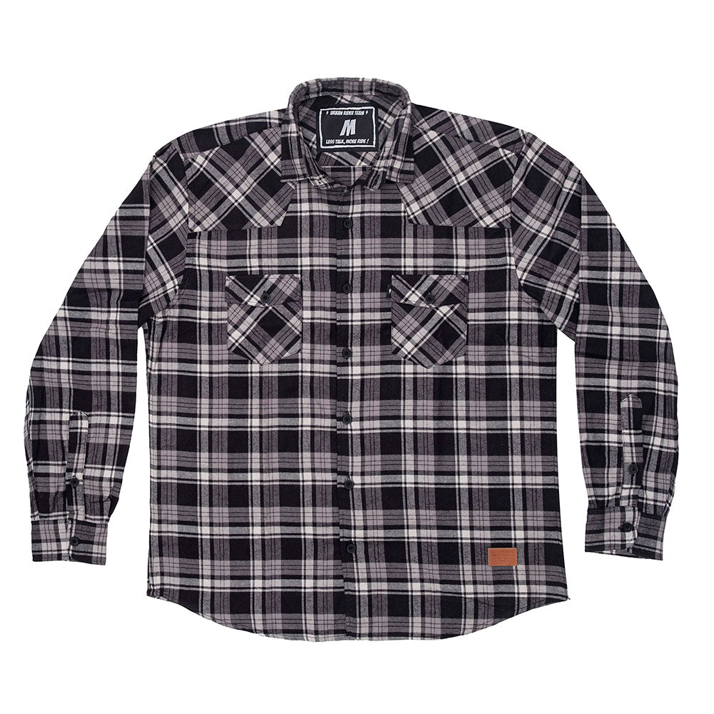 Urban Grey Soft Flannel Shirt
