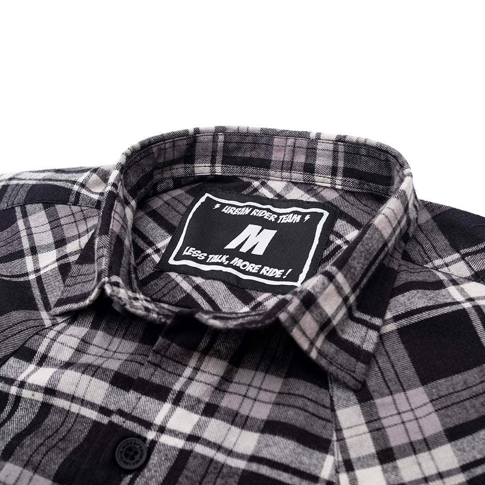 Urban Grey Soft Flannel Shirt