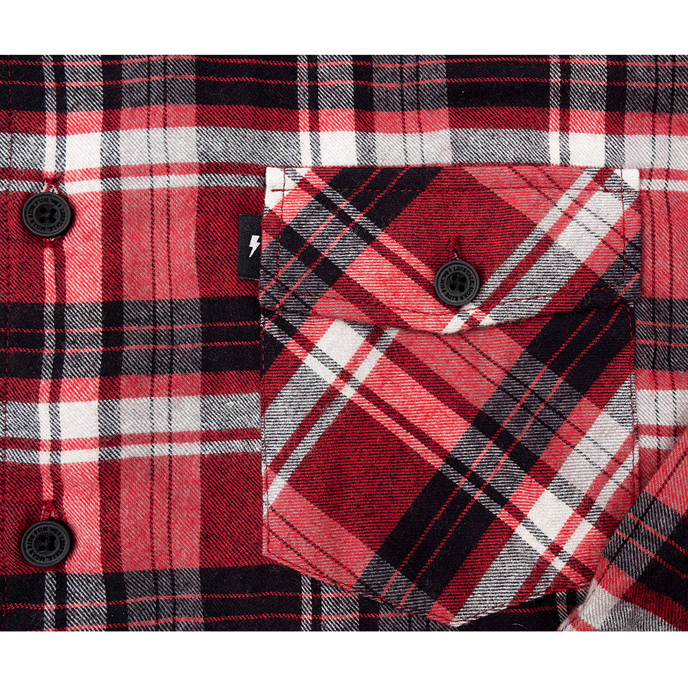 Urban Red Soft Flannel Shirt