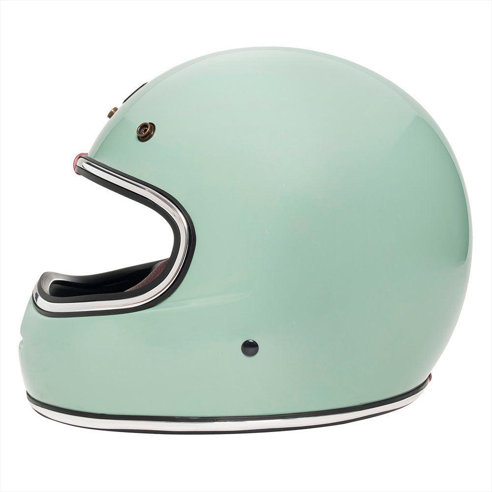 Urban Full Face Helmet BigBore Green Retro