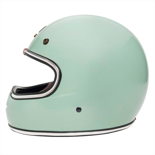 Urban Full Face Helmet BigBore Green Retro