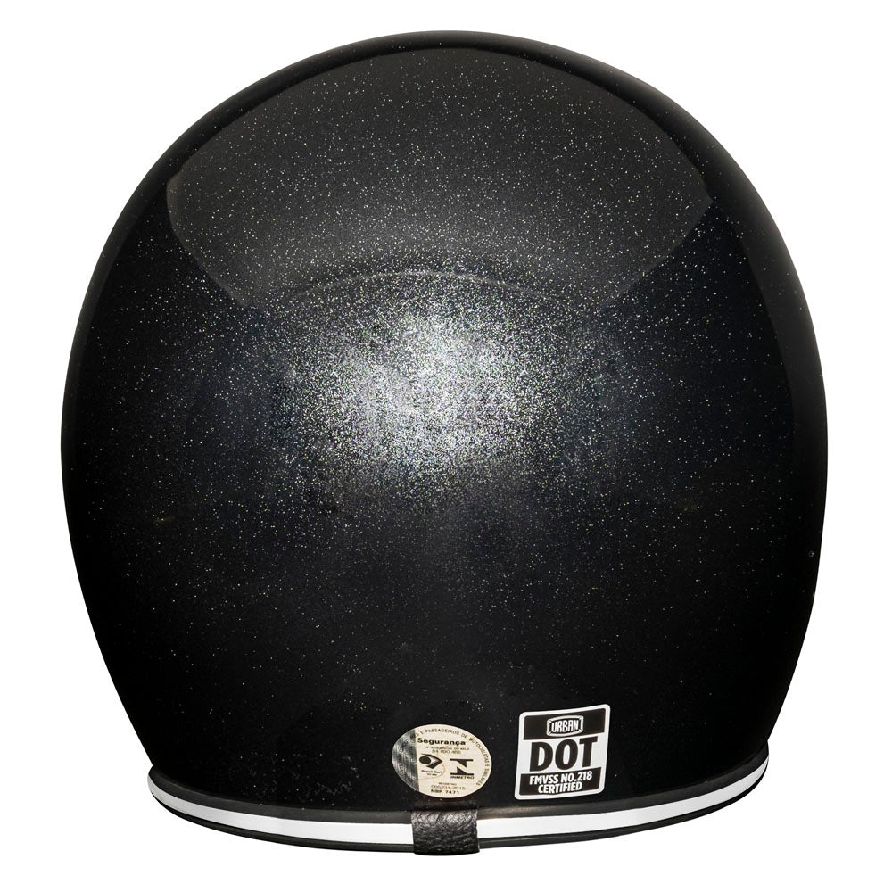 Urban Open Face Helmet Tracer Black Flake