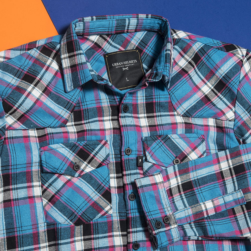 Urban Blue Flannel Shirt