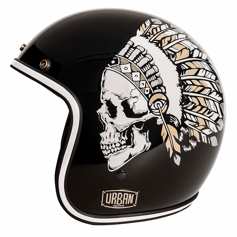 Urban Open Face Helmet Tracer Indian