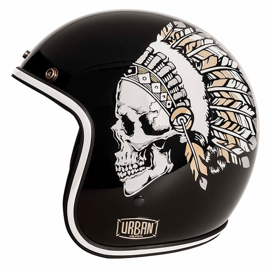 Urban Open Face Helmet Tracer Indian